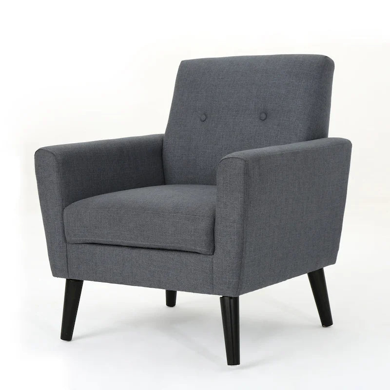 Fauteuil Club en Tissu Sienna Mid-century par Christopher Knight Home