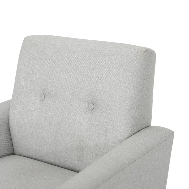 Fauteuil Club en Tissu Sienna Mid-century par Christopher Knight Home