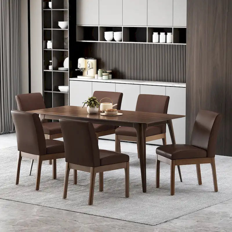 Chaises de salle à manger rembourrées Kwame (Lot de 6) par Christopher Knight Home