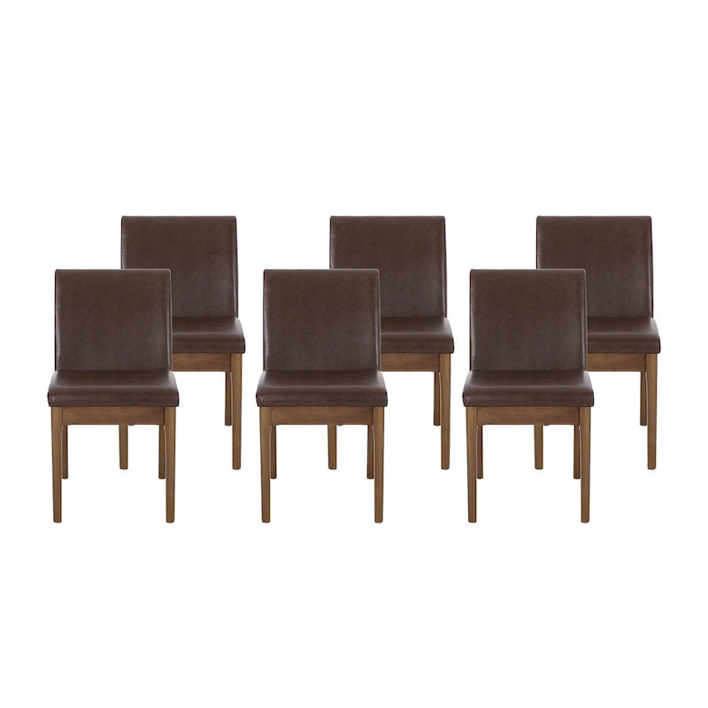 Chaises de salle à manger rembourrées Kwame (Lot de 6) par Christopher Knight Home