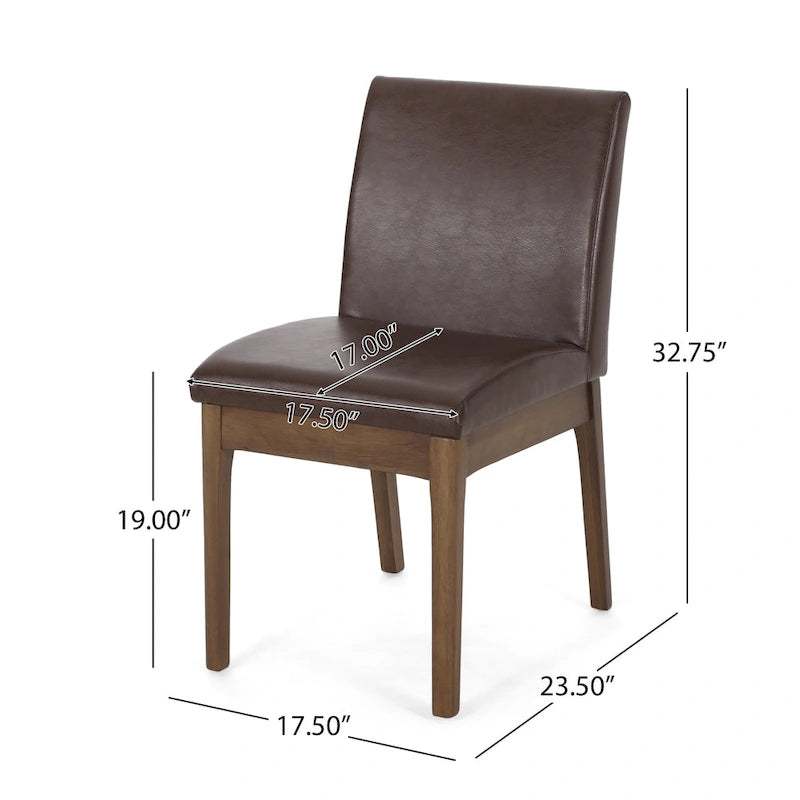 Chaises de salle à manger rembourrées Kwame (Lot de 6) par Christopher Knight Home