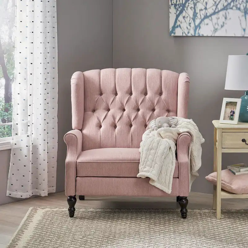 Fauteuil inclinable surdimensionné en tissu touffeté Apaloosa par Christopher Knight Home