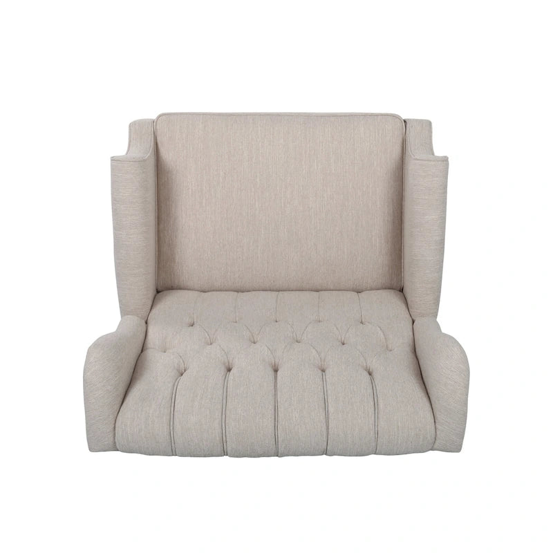 Fauteuil inclinable surdimensionné en tissu touffeté Apaloosa par Christopher Knight Home