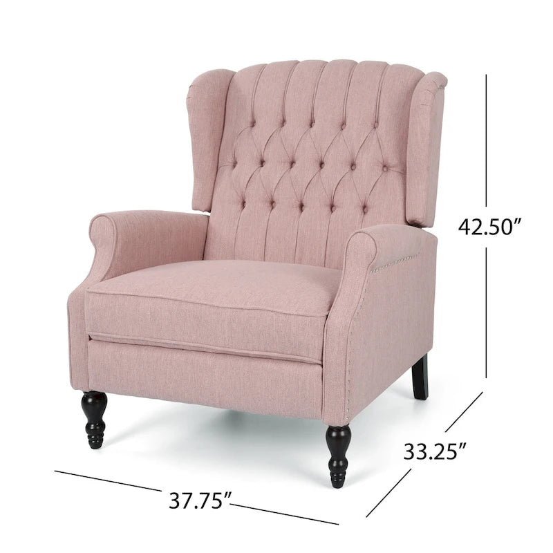 Fauteuil inclinable surdimensionné en tissu touffeté Apaloosa par Christopher Knight Home