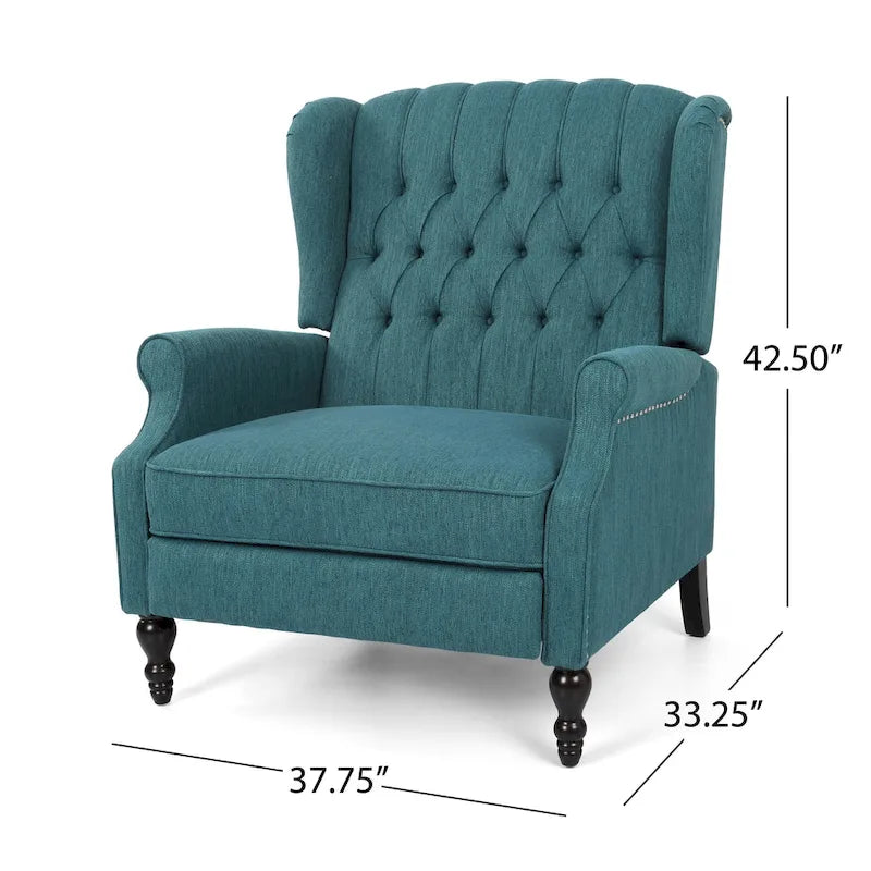 Fauteuil inclinable surdimensionné en tissu touffeté Apaloosa par Christopher Knight Home