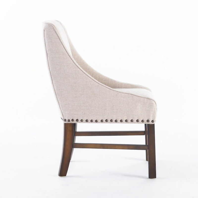 Chaise de salle à manger rembourrée contemporaine James par Christopher Knight Home