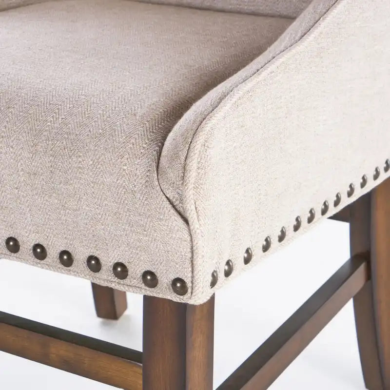 Chaise de salle à manger rembourrée contemporaine James par Christopher Knight Home