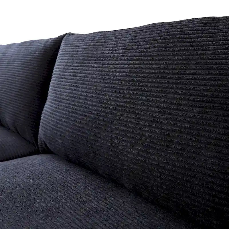 HOOOWOOO Canapé Rembourré de Style Mid-Century Modern avec Coussins Roulés