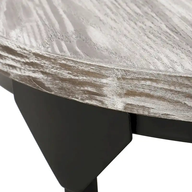 Table basse ronde moderne industrielle Cedarhurst par Christopher Knight Home