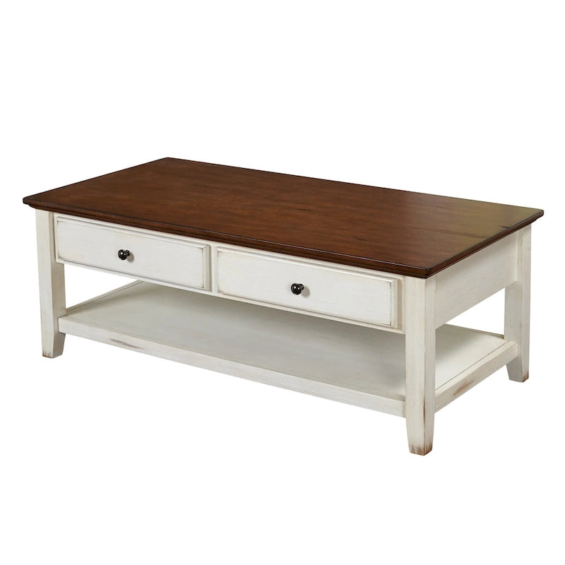 Table basse Simple Living Charleston - 18.1H x 47.6W x 23.6D