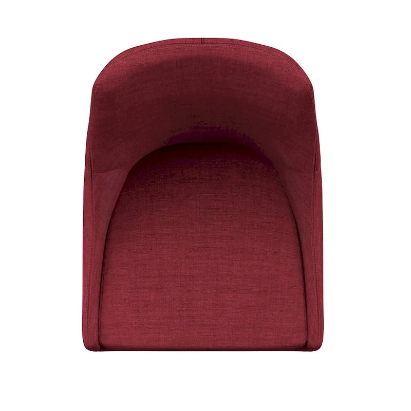 Tabourets de bar Sasha Espresso Barrel Back (ensemble de 2) iNSPIRE Q Modern
