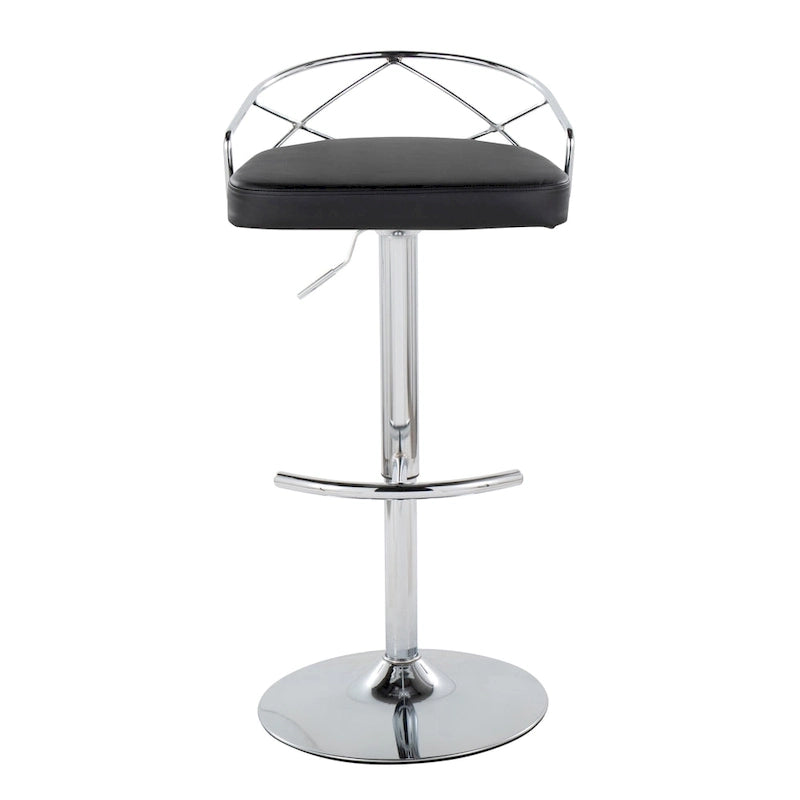 Tabouret de bar réglable Silver Orchid Charlotte Glam (lot de 2)