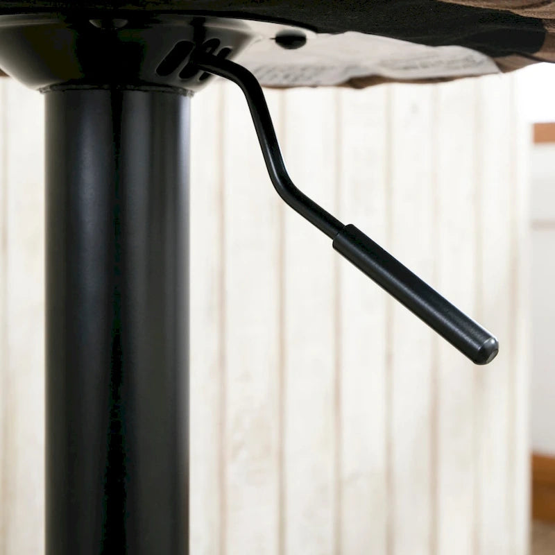 Tabouret de bar pivotant réglable rétro (lot de 2)