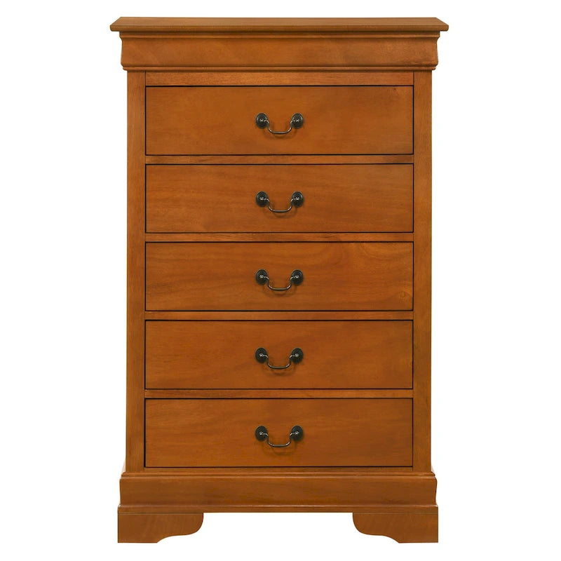 Commode de chambre Louis Philippe à 5 tiroirs