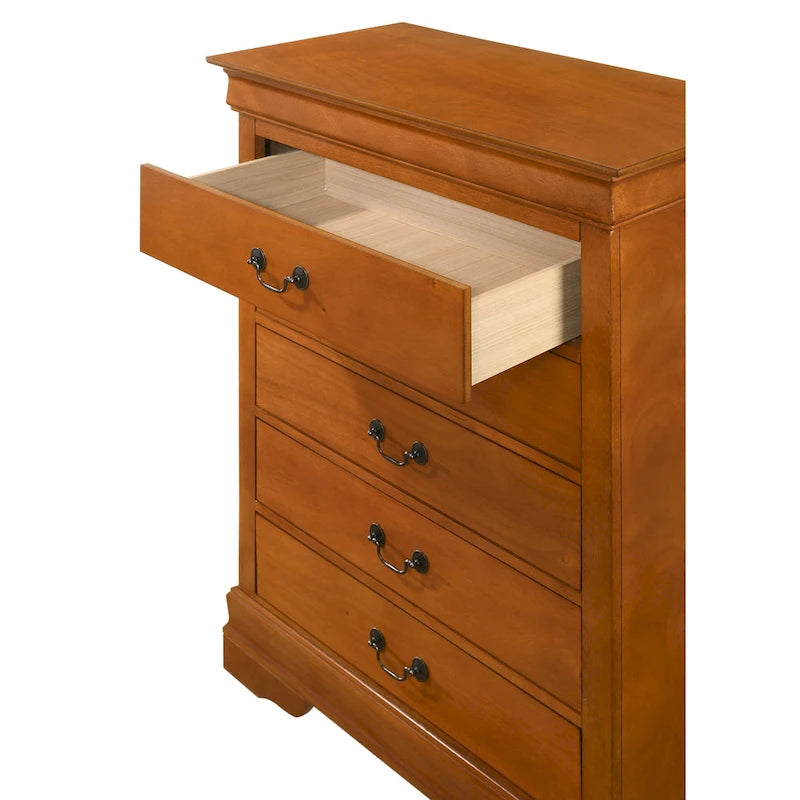 Commode de chambre Louis Philippe à 5 tiroirs