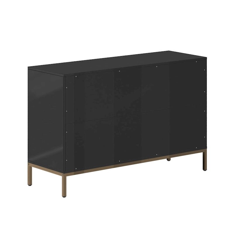 Clihome Commode Double à 6 Tiroirs en Bois pour Chambre à Coucher
