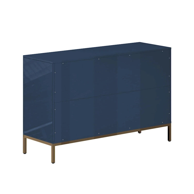 Clihome Commode Double à 6 Tiroirs en Bois pour Chambre à Coucher