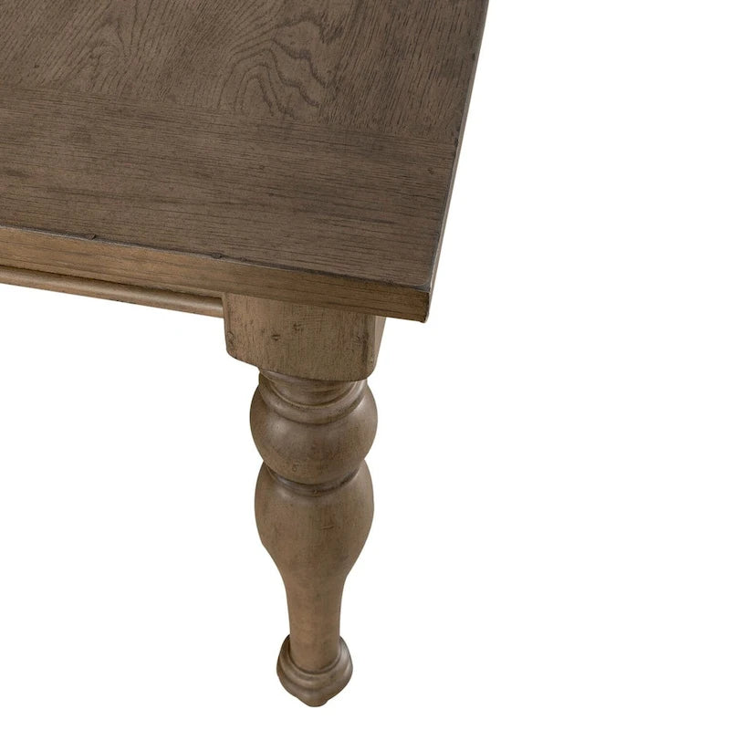 Table rectangulaire à pieds Americana Farmhouse Dusty Taupe
