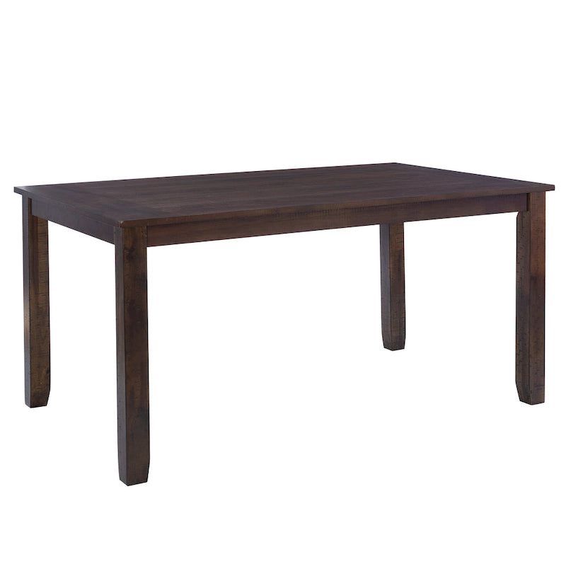 Ensemble de salle à manger Stokes Brown en bois, 6 pièces