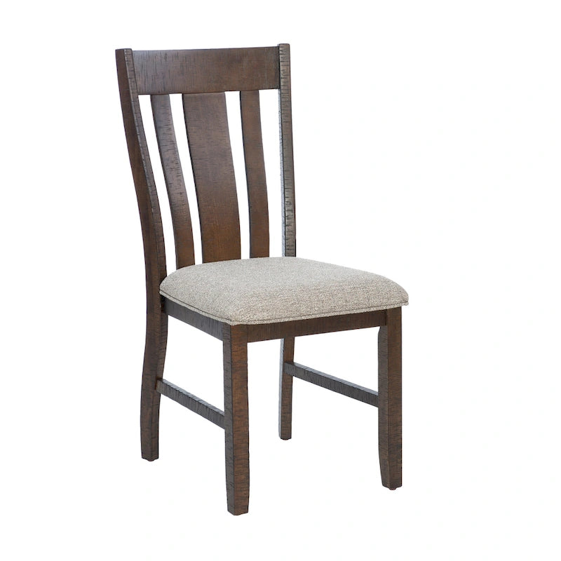 Ensemble de salle à manger Stokes Brown en bois, 6 pièces