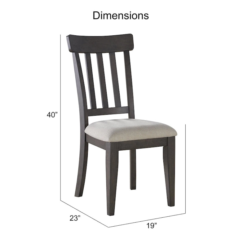 Chaises d'appoint Steve Silver Nevada Dusky Cedar - Lot de 2