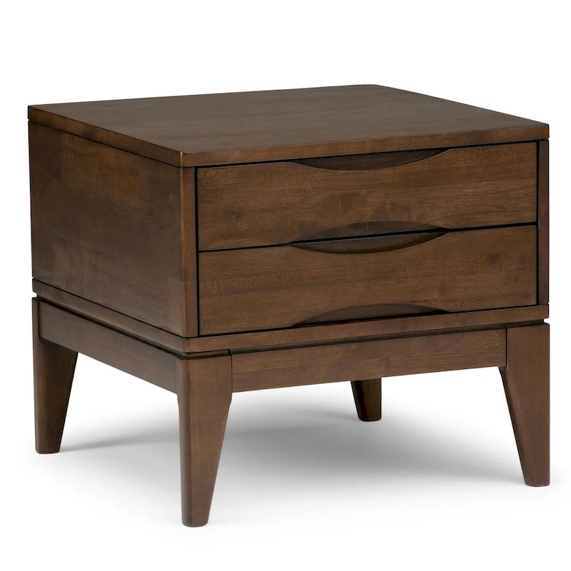 WYNDENHALL Pearson Table d'appoint carrée en bois massif de 56 cm de large - 56 L x 56 P x 51 H
