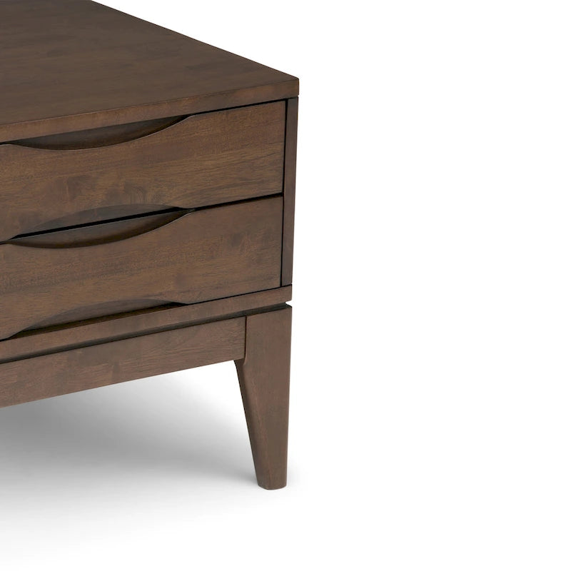 WYNDENHALL Pearson Table d'appoint carrée en bois massif de 56 cm de large - 56 L x 56 P x 51 H