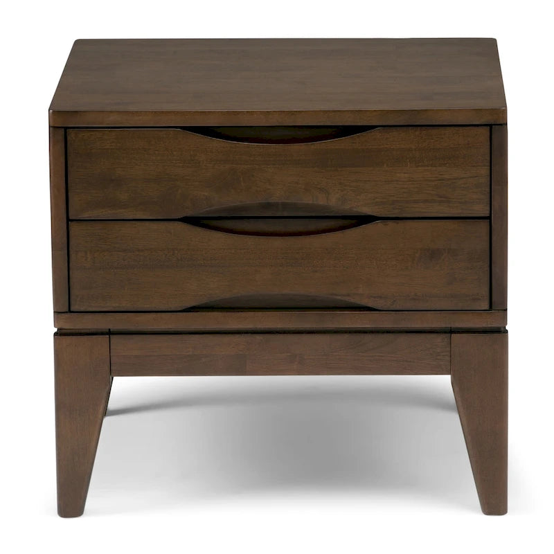 WYNDENHALL Pearson Table d'appoint carrée en bois massif de 56 cm de large - 56 L x 56 P x 51 H
