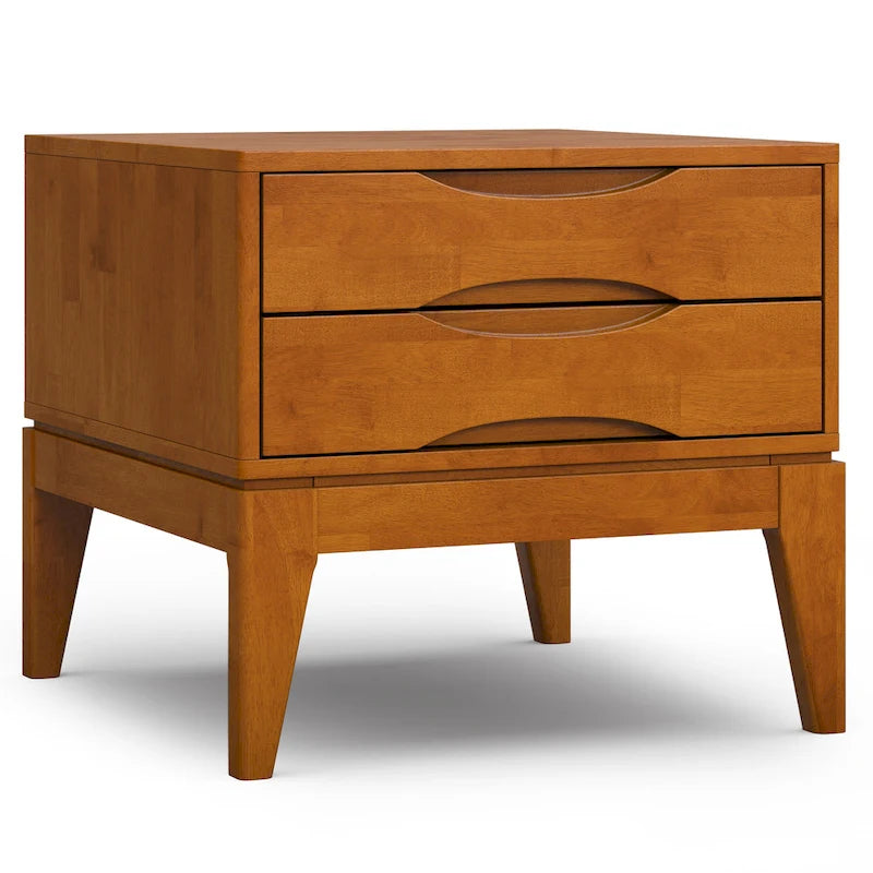 WYNDENHALL Pearson Table d'appoint carrée en bois massif de 56 cm de large - 56 L x 56 P x 51 H