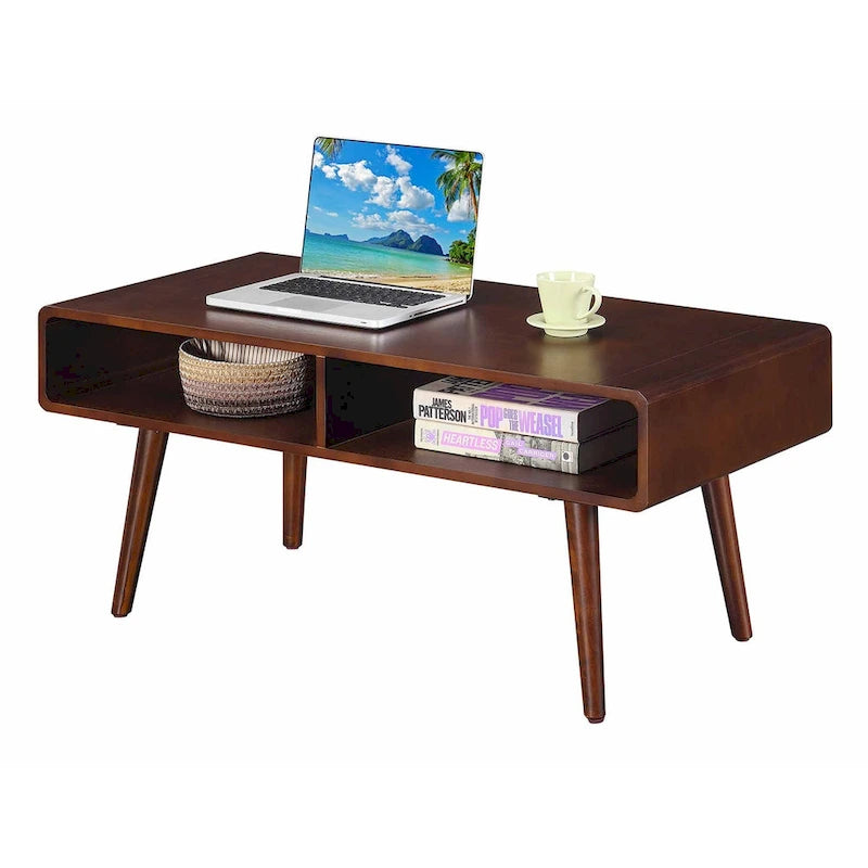 Convenience Concepts Table basse Napa avec étagère