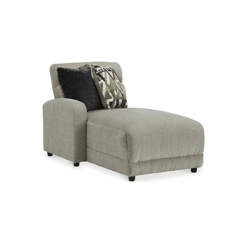 Canapé d'angle inclinable électrique 4 places avec méridienne Colleyville gris de Signature Design by Ashley - 355,6 cm L x 165,1 cm P x 99,1 cm H