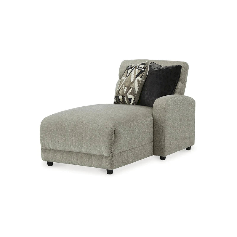 Canapé d'angle inclinable électrique 4 places avec méridienne Colleyville gris de Signature Design by Ashley - 355,6 cm L x 165,1 cm P x 99,1 cm H