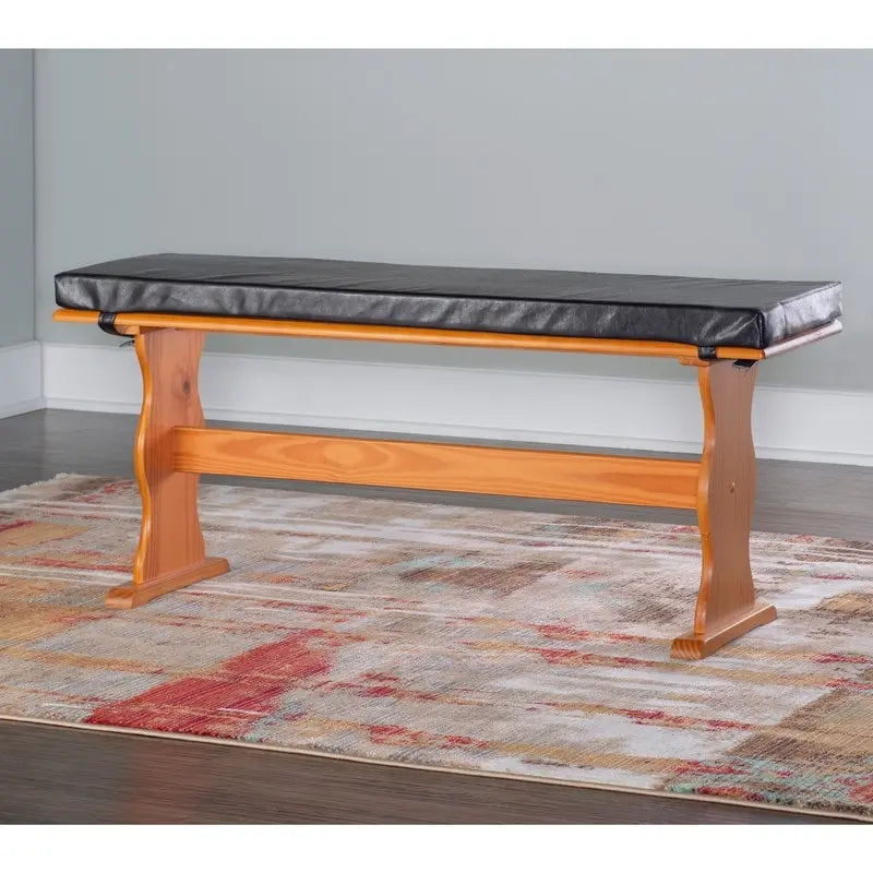 Banc de salle à manger Copper Grove Riki en pin miel