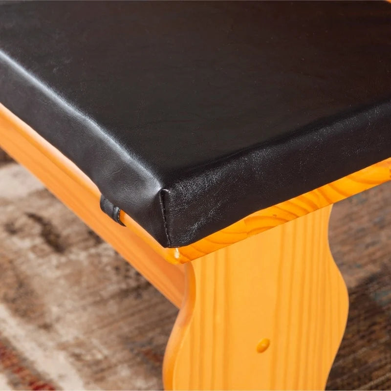 Banc de salle à manger Copper Grove Riki en pin miel