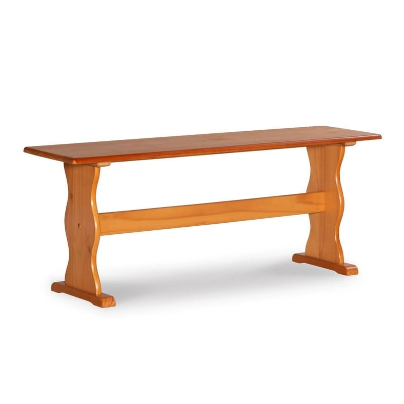 Banc de salle à manger Copper Grove Riki en pin miel