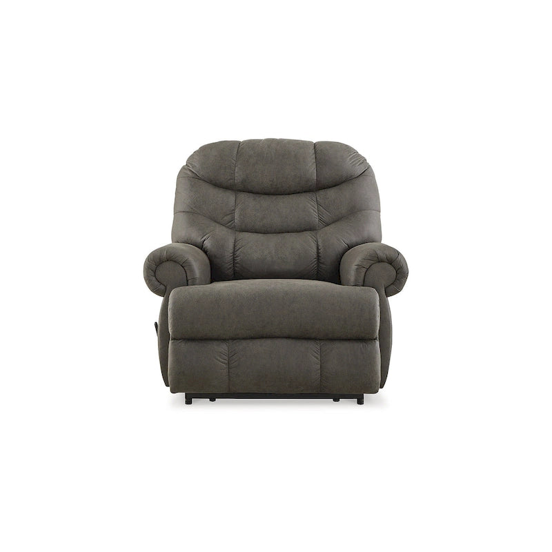 Fauteuil inclinable gris acier « Camera Time » de Signature Design by Ashley