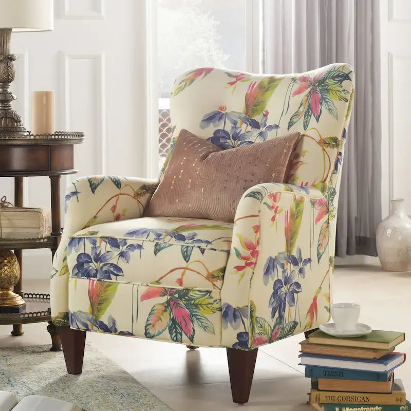 Fauteuil rembourré Palma 32 Floral de Jennifer Taylor Home