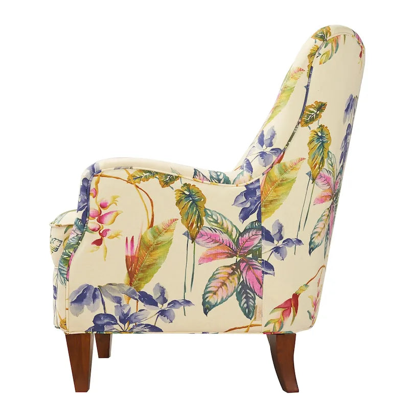Fauteuil rembourré Palma 32 Floral de Jennifer Taylor Home