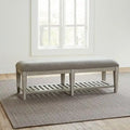 Banc de lit Heartland Antique White Tobacco