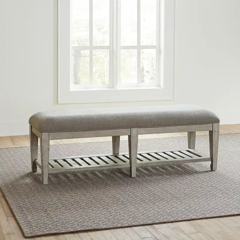 Banc de lit Heartland Antique White Tobacco