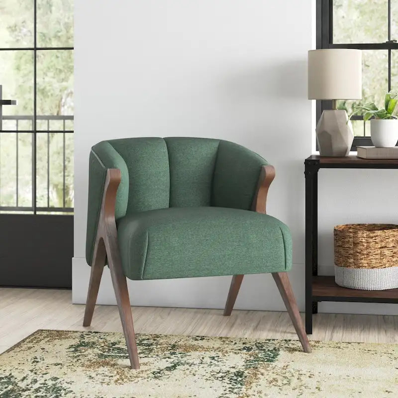 Fauteuil d'appoint bas Florence Vintage du milieu du siècle