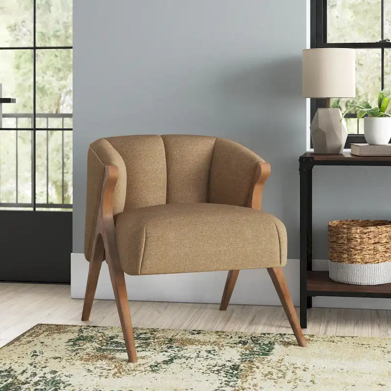 Fauteuil d'appoint bas Florence Vintage du milieu du siècle