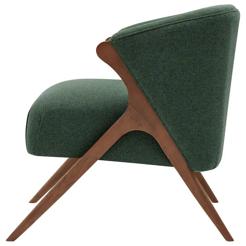 Fauteuil d'appoint bas Florence Vintage du milieu du siècle