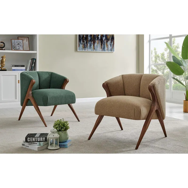 Fauteuil d'appoint bas Florence Vintage du milieu du siècle