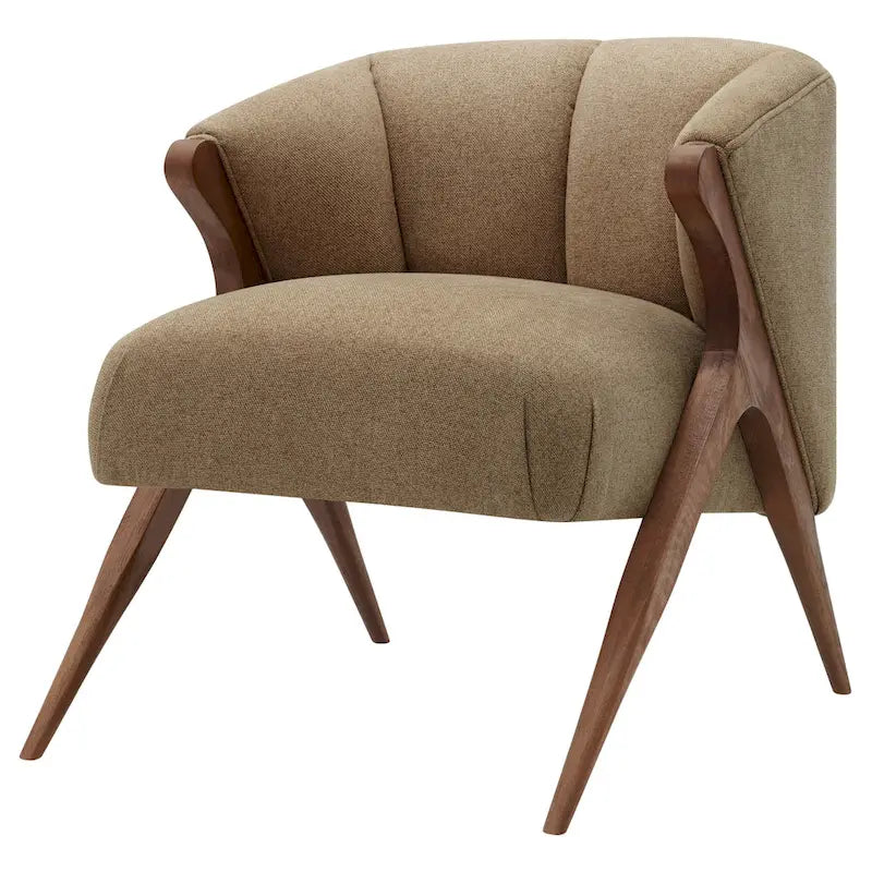 Fauteuil d'appoint bas Florence Vintage du milieu du siècle