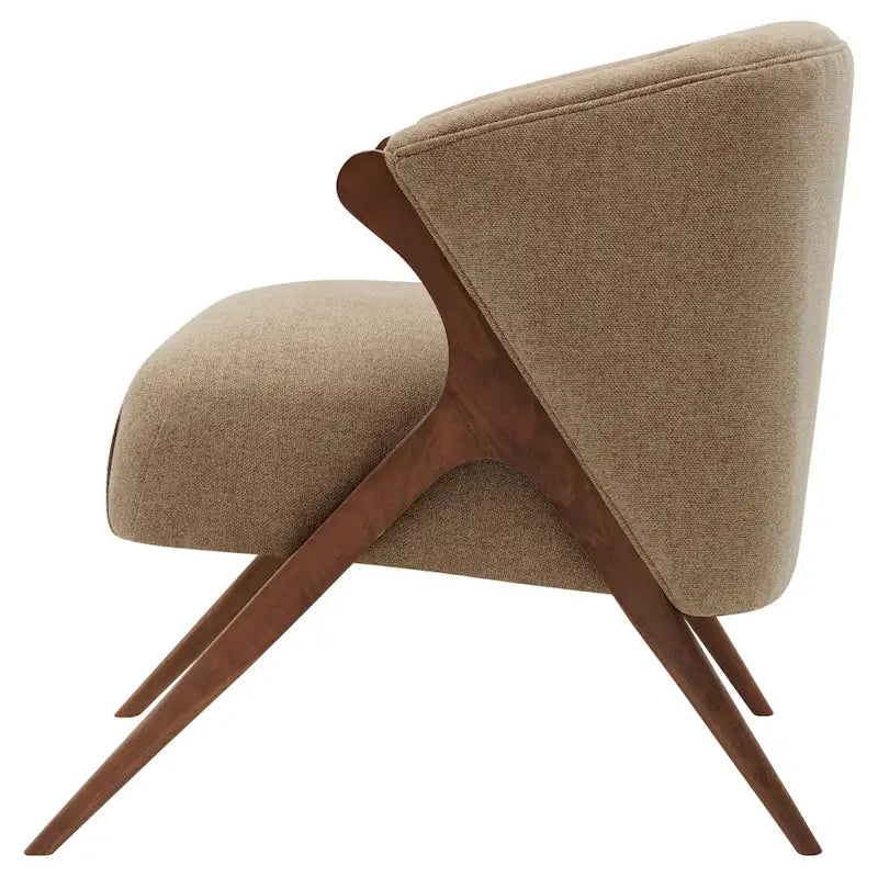Fauteuil d'appoint bas Florence Vintage du milieu du siècle