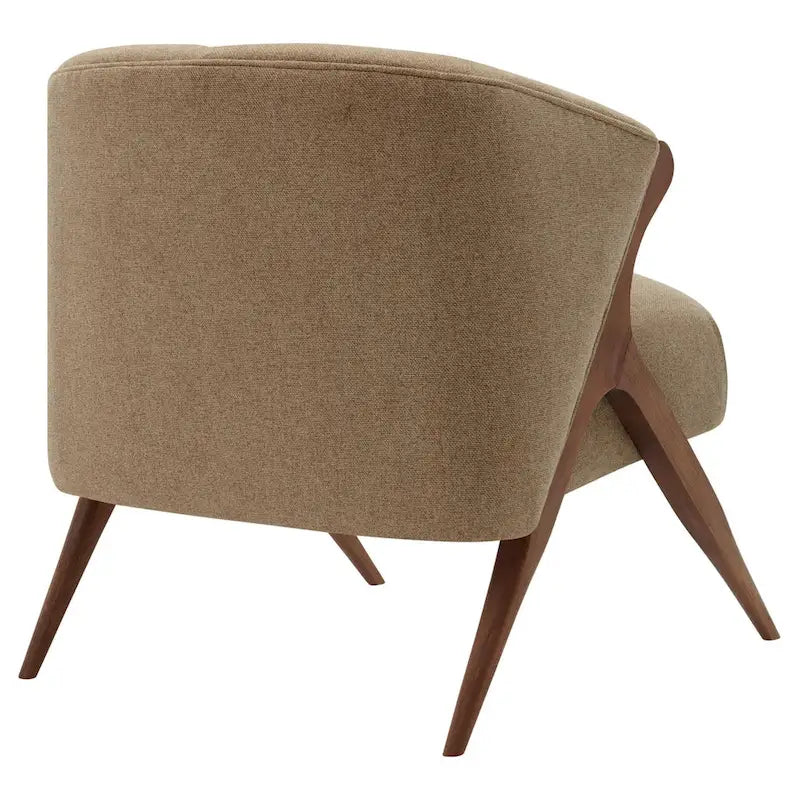 Fauteuil d'appoint bas Florence Vintage du milieu du siècle