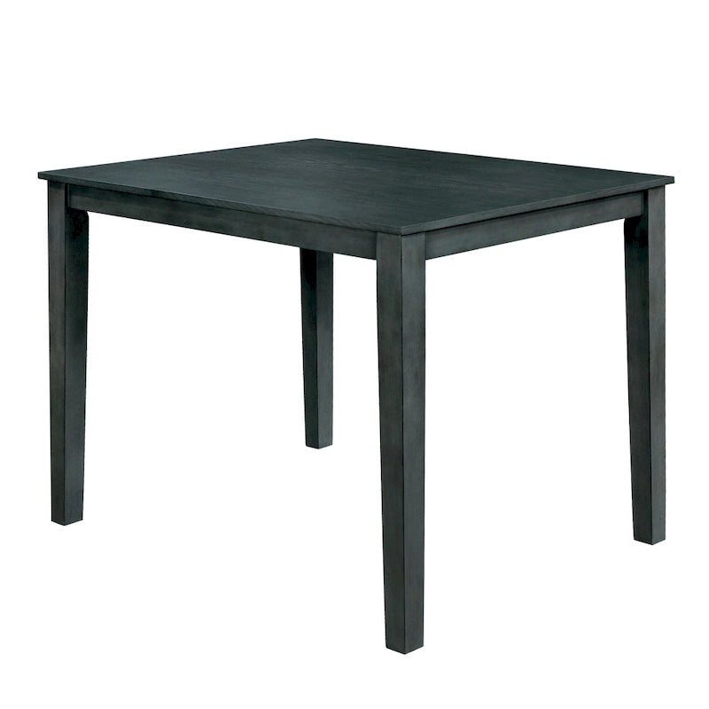 Ensemble de salle à manger 5 pièces hauteur comptoir Yevana en bois massif contemporain par Furniture of America