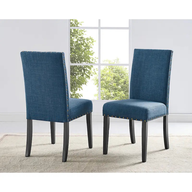 Roundhill Furniture Muzzi Ensemble de salle à manger contemporain 6 pièces, table de salle à manger avec 4 chaises élégantes et un banc