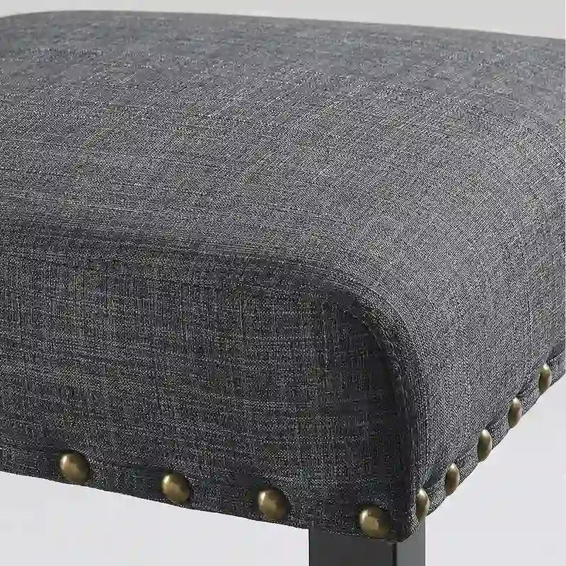 Roundhill Furniture Muzzi Ensemble de salle à manger contemporain 6 pièces, table de salle à manger avec 4 chaises élégantes et un banc